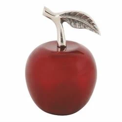 תפוח מהודר מאלומיניום אמייל אדום